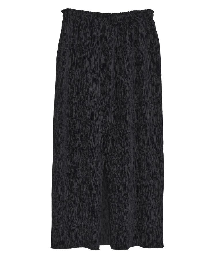 earth music&ecology「シャイニーベロアスカート」|タイト|