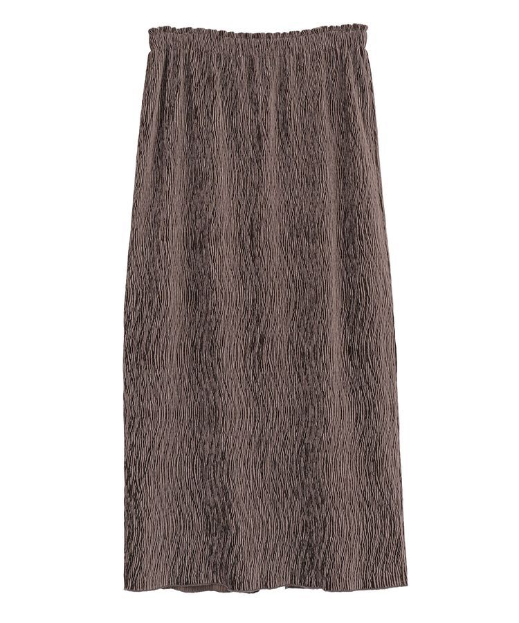 earth music&ecology「シャイニーベロアスカート」|タイト|