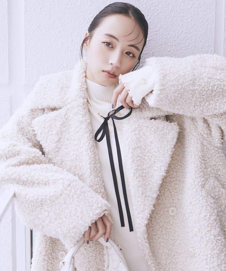 earth music&ecology「2WAYパール&times;リボンネックレス」|ネックレス|