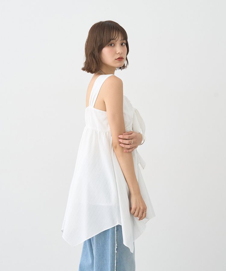 earth music&ecology「リボンイレヘムチュニック」|チュニック|