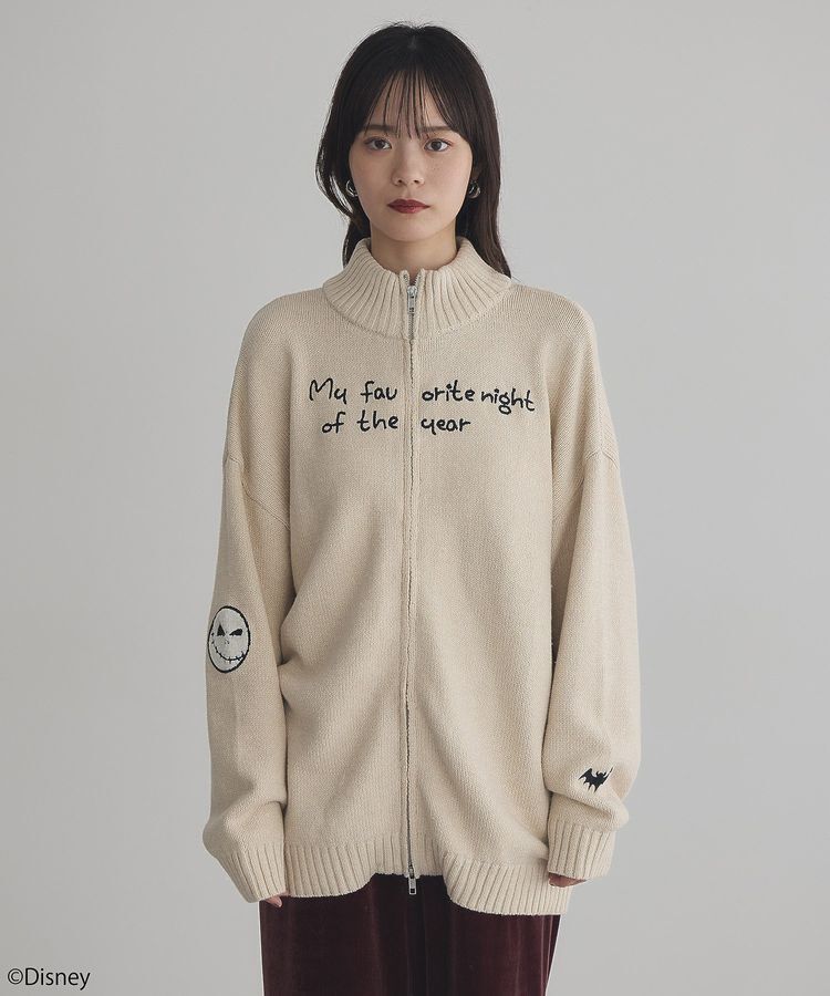 earth music&ecology「ナイトメア/ダブルジップニットカーディガン」|カーディガン|