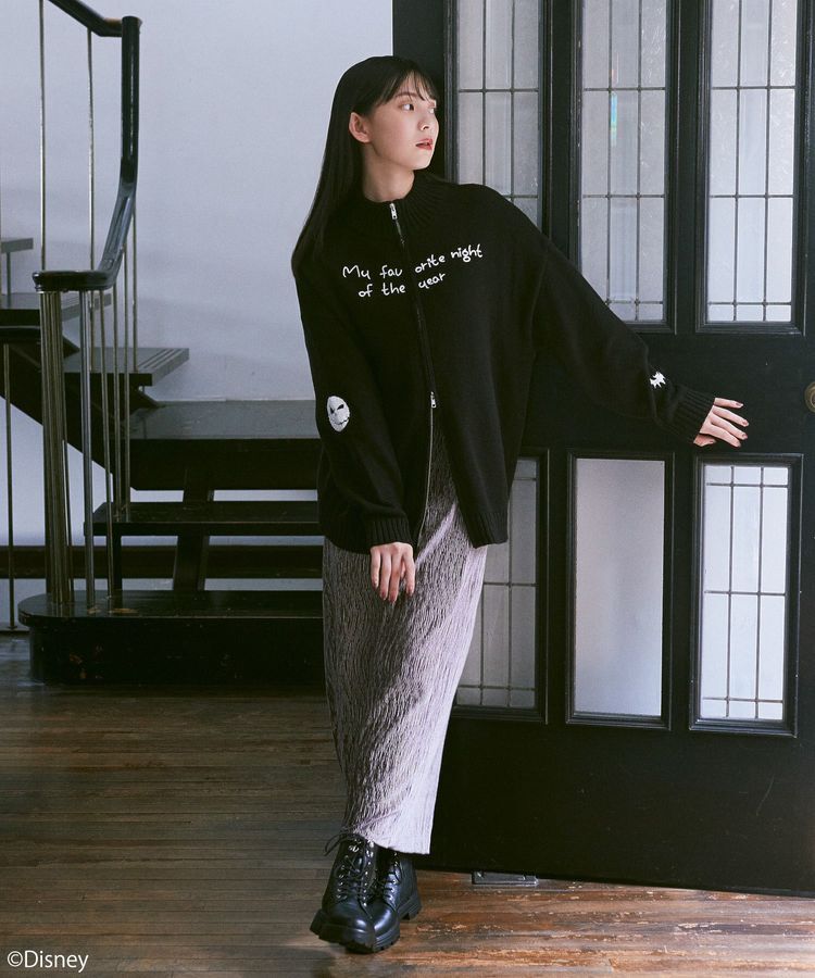 earth music&ecology「ナイトメア/ダブルジップニットカーディガン」|カーディガン|