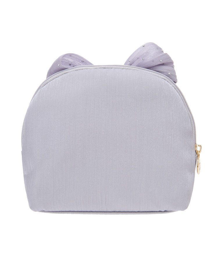 Maison de FLEUR「ストーンリボンラウンドポーチ」|ポーチ|