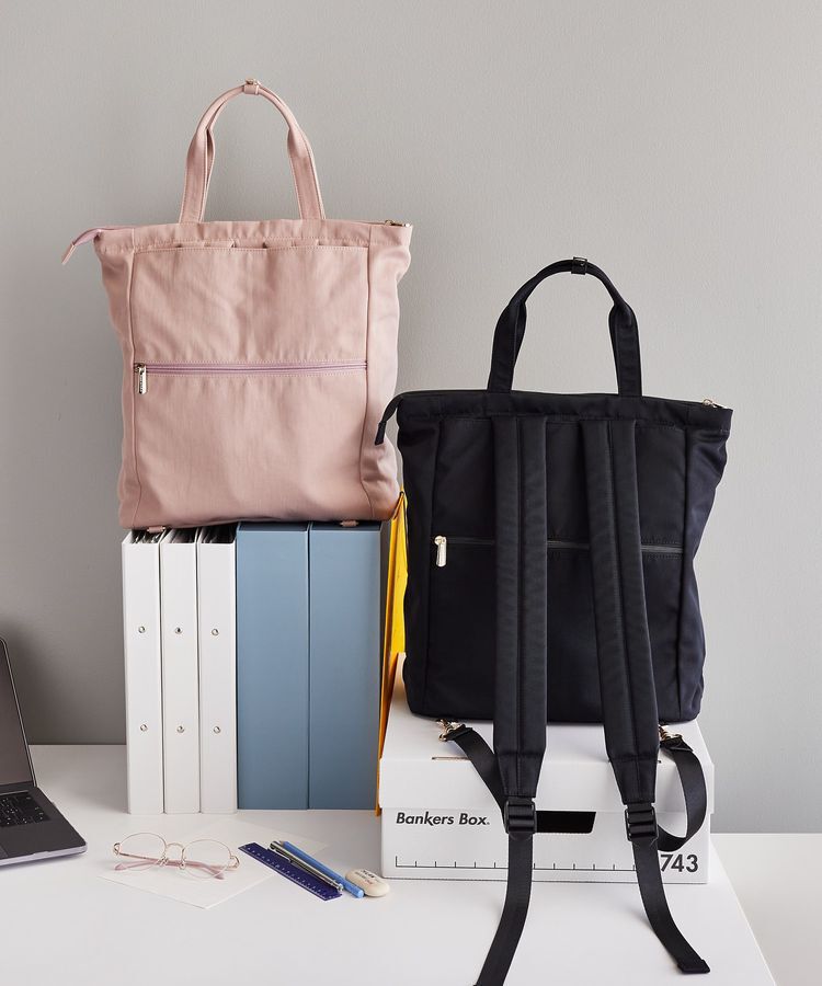 Maison de FLEUR「撥水加工2Wayトートリュック」|リュック|