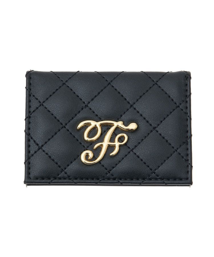 Maison de FLEUR「Fロゴキルトカードケース」|財布|
