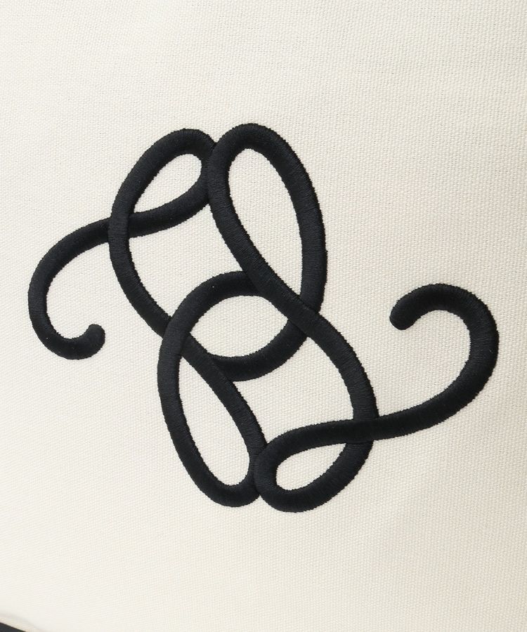 Maison de FLEUR「フリルハンドル帆布キャリーオンバッグ」|トートバッグ|