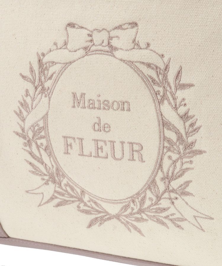 Maison de FLEUR「キャンバスキャリーオンボストンバッグ」|トートバッグ|