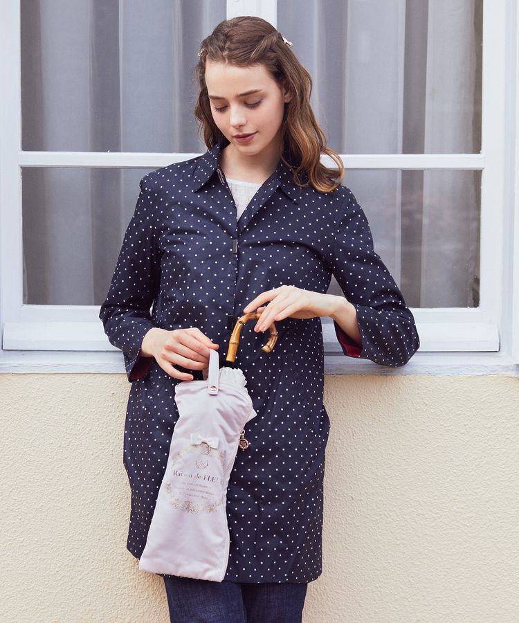 Maison de FLEUR「アンブレラケース」|ポーチ|ライトピンク