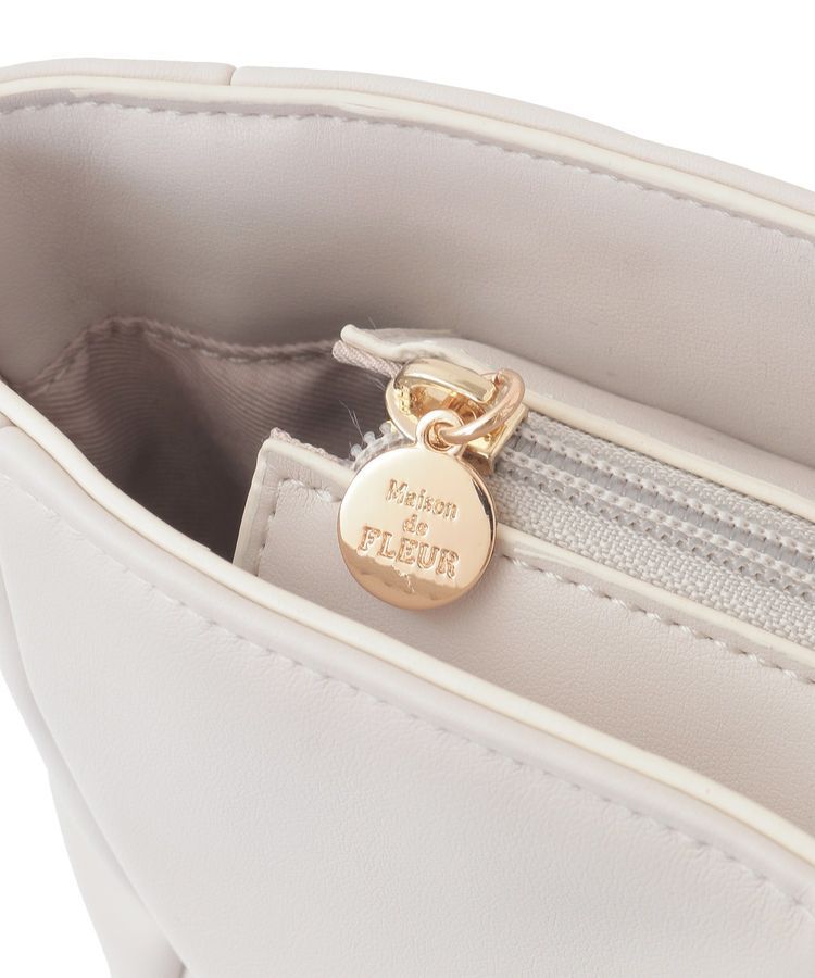 Maison de FLEUR「リボンキルティングキャリーオントート」|トートバッグ|