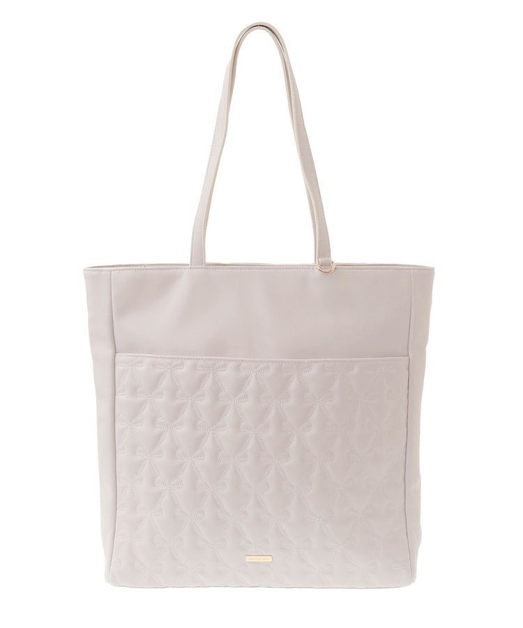 Maison de FLEUR「リボンキルティングキャリーオントート」|トートバッグ|