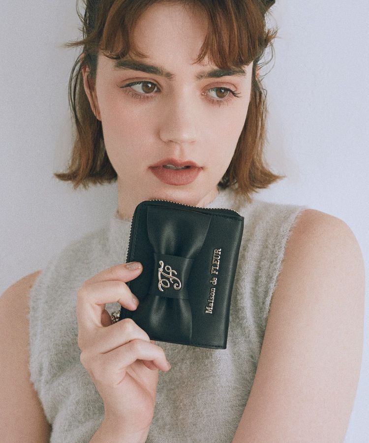 Maison de FLEUR「ベルトリボンフラグメントケース」|財布|