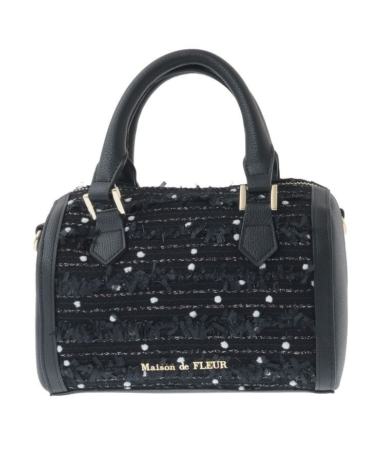 Maison de FLEUR「LINTONツイード2Wayミニボストンバッグ」|ハンドバッグ|
