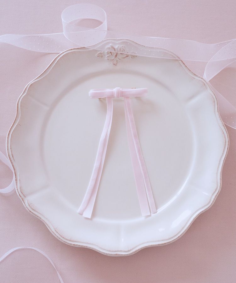 Maison de FLEUR「ピンクマニアレイヤードリボンバレッタ」|その他|