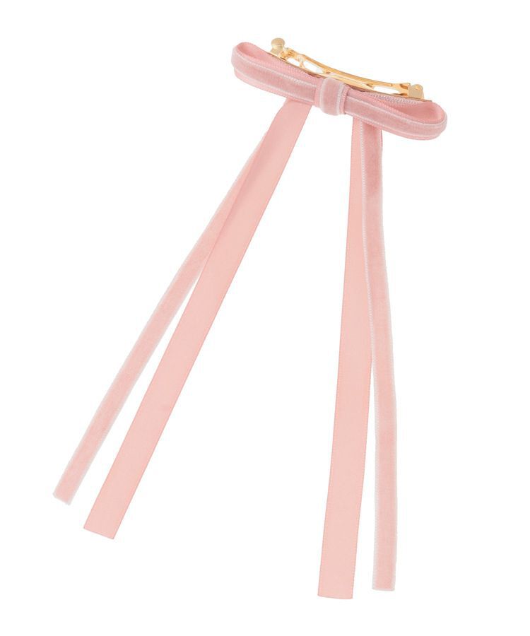 Maison de FLEUR「ピンクマニアレイヤードリボンバレッタ」|その他|