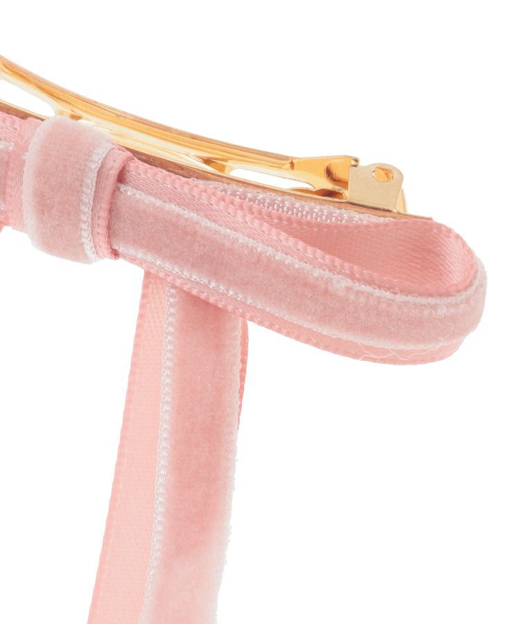 Maison de FLEUR「ピンクマニアレイヤードリボンバレッタ」|その他|