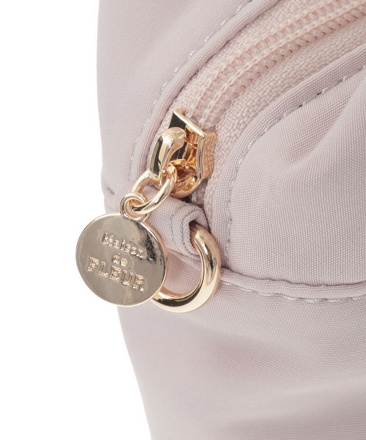 Maison de FLEUR「グログランリボン3ルーム2Wayトートバッグ」|トートバッグ|