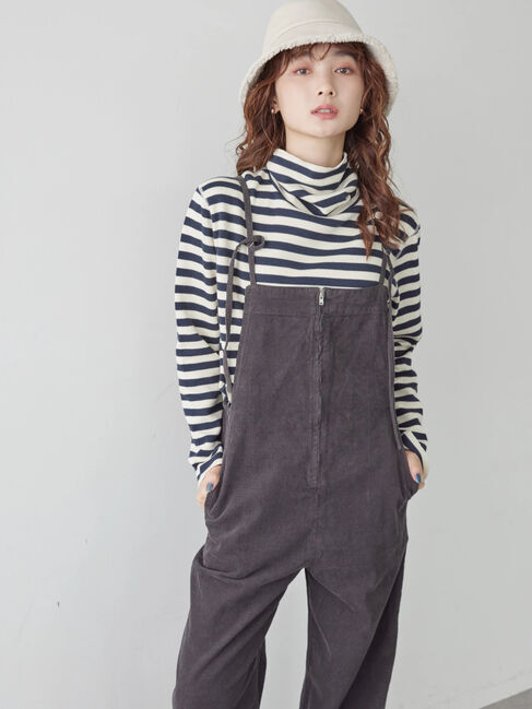  「リブタートルカットプルオーバー」|Tシャツ・カットソー|