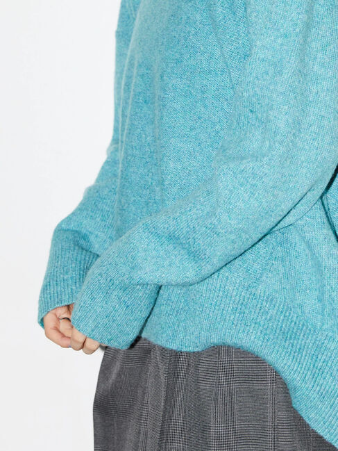  「Vネック前振りコクーンニットプルオーバー」|ニット・セーター|