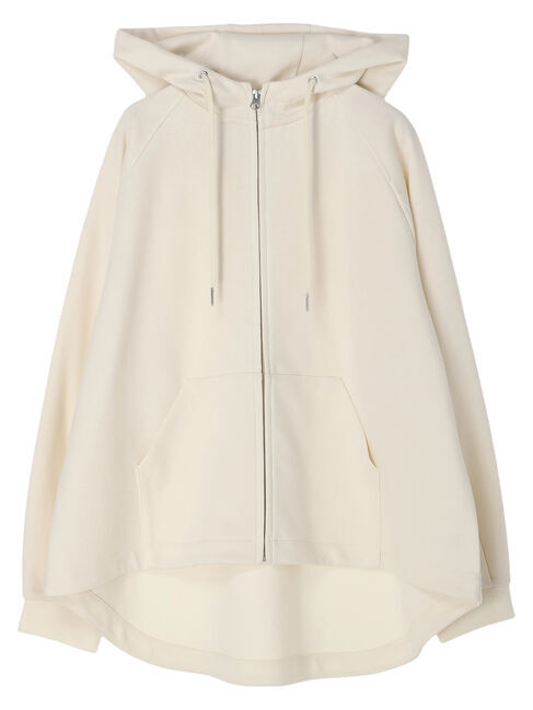  「ポンチバックフレアZIPパーカー」|カーディガン|