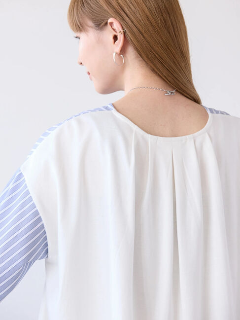 AMERICAN HOLIC「異素材バックタックドッキングプルオーバー」|Tシャツ・カットソー|