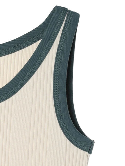 AMERICAN HOLIC「バイカラーテレコタンクトップ」|インナー|