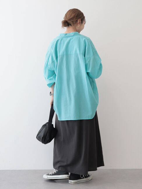 AMERICAN HOLIC「接触冷感+速乾　強撚シアーボイルBIGシャツ」|シャツ・ブラウス|