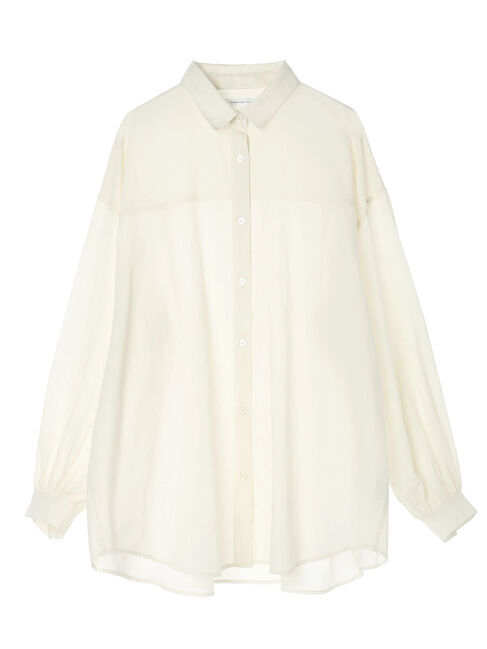 AMERICAN HOLIC「接触冷感+速乾　強撚シアーボイルBIGシャツ」|シャツ・ブラウス|