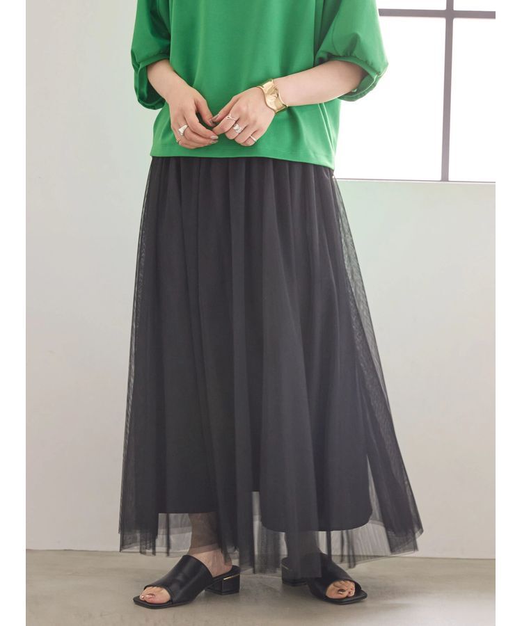 AMERICAN HOLIC「チュールギャザースカート」|スカート|