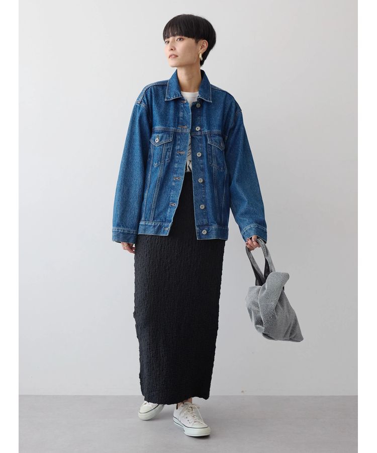 AMERICAN HOLIC「フクレジャガードタイトスカート」|タイト|