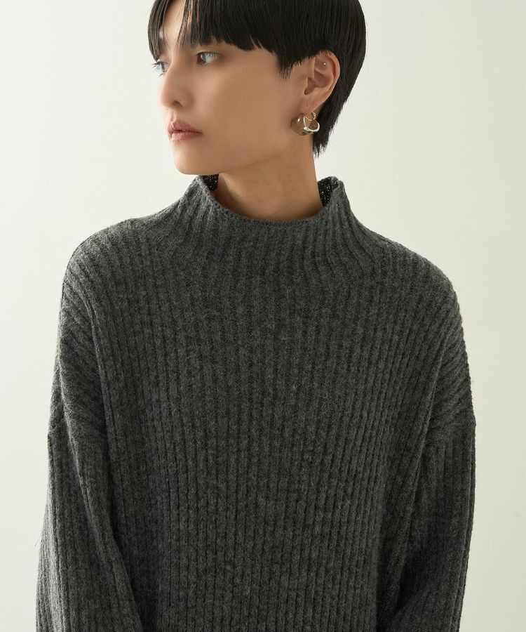 AMERICAN HOLIC「モックネックニットワンピース」|ワンピース|