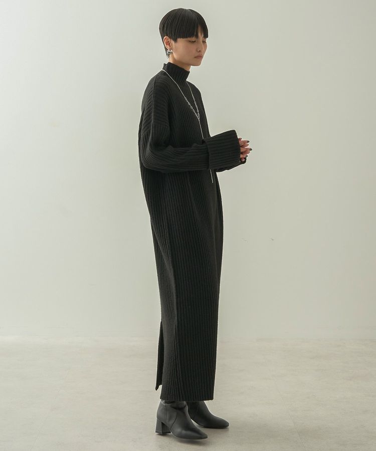 AMERICAN HOLIC「モックネックニットワンピース」|ワンピース|