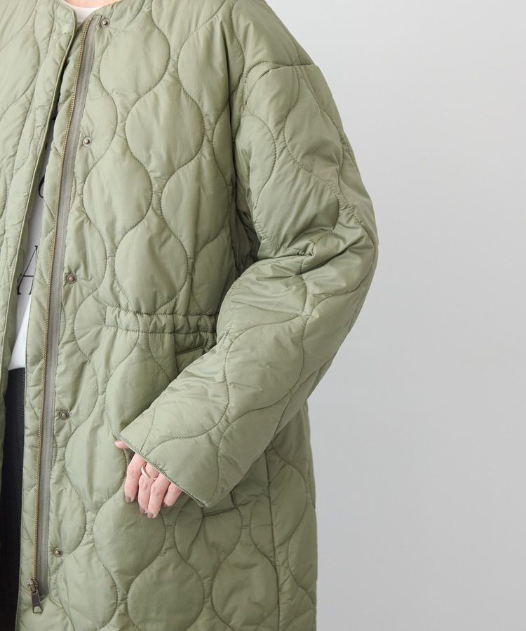 AMERICAN HOLIC「軽ポカノーカラーキルティングロングコート」|その他|