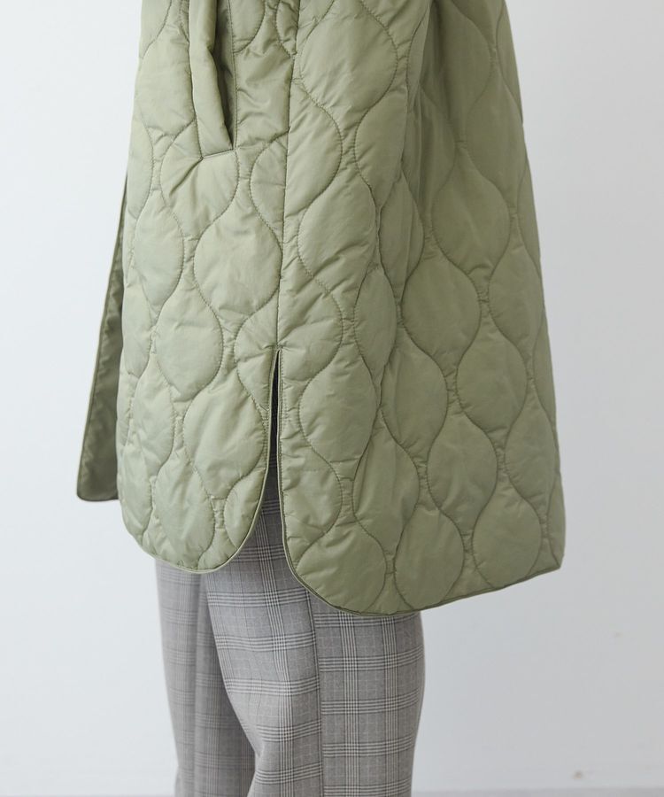 AMERICAN HOLIC「軽ポカノーカラーキルティングロングコート」|その他|