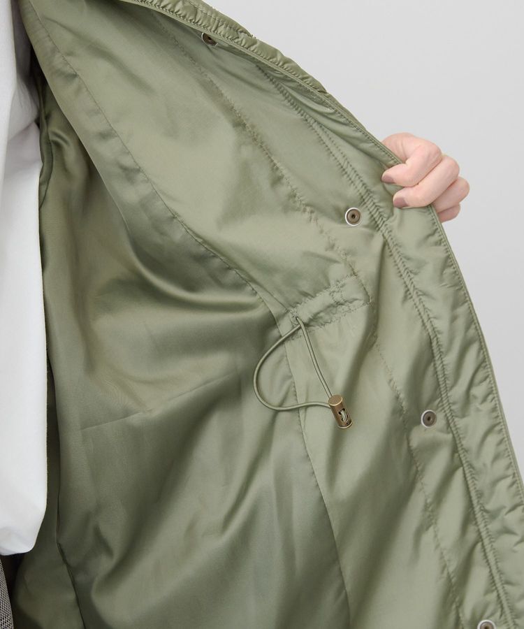 AMERICAN HOLIC「軽ポカノーカラーキルティングロングコート」|その他|