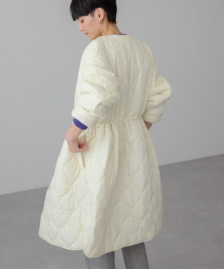 AMERICAN HOLIC「軽ポカノーカラーキルティングロングコート」|その他|