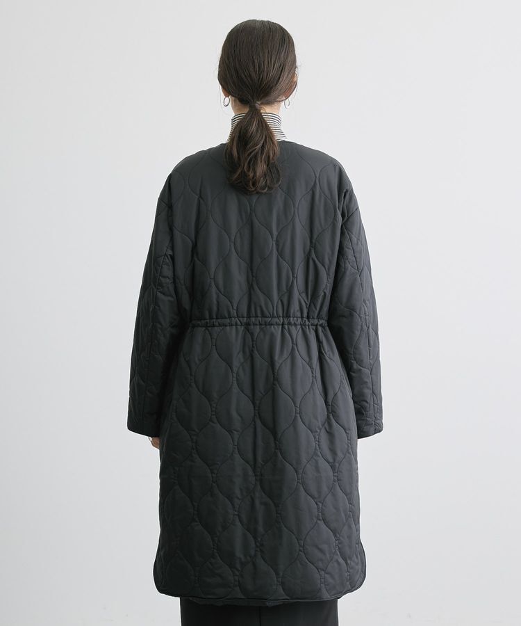 AMERICAN HOLIC「軽ポカノーカラーキルティングロングコート」|その他|