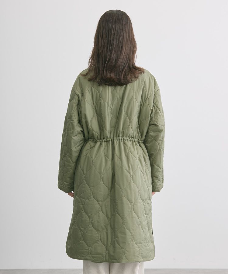 AMERICAN HOLIC「軽ポカノーカラーキルティングロングコート」|その他|