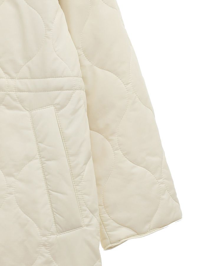 AMERICAN HOLIC「軽ポカノーカラーキルティングロングコート」|その他|