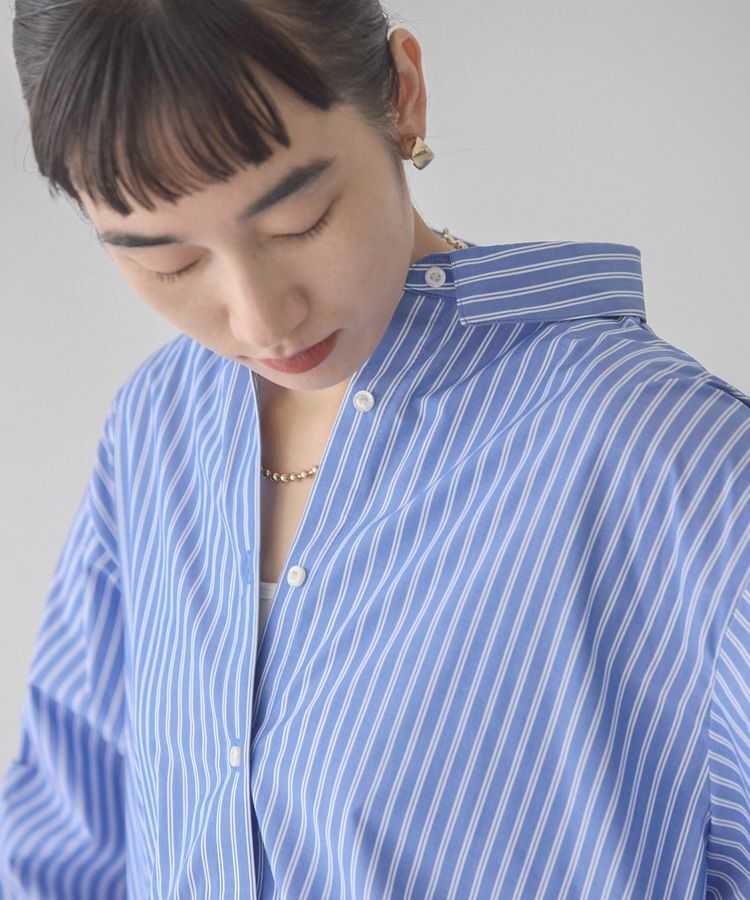 AMERICAN HOLIC「イージーケアバックギャザーリボンシャツ」|シャツ・ブラウス|