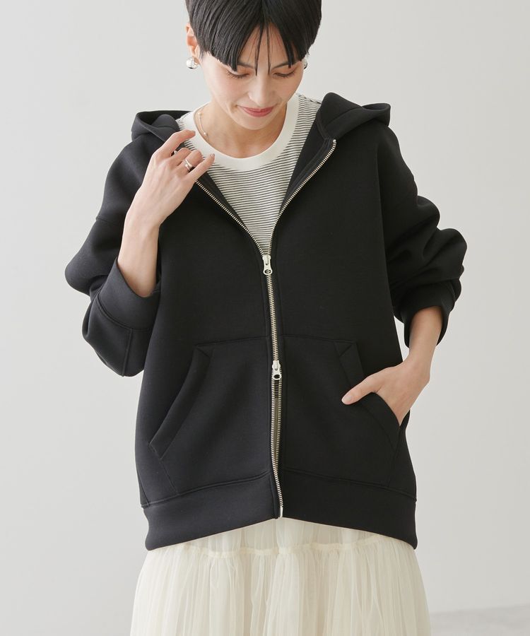 AMERICAN HOLIC「ダンボールポンチZIPパーカー」|スウェット・ジャージ|Black