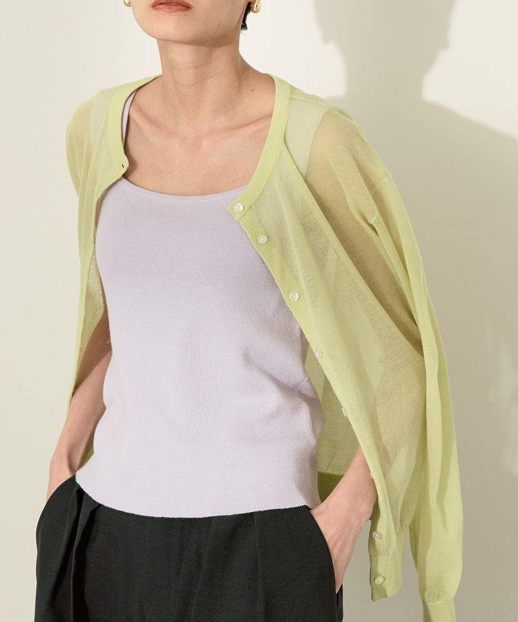 AMERICAN HOLIC「総針スクエアタンクトップ」|インナー|Purple