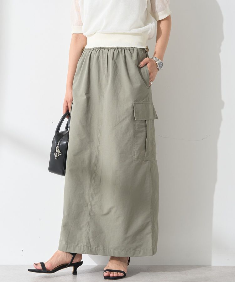 AMERICAN HOLIC「ドロストカーゴタイトスカート」|タイト|Khaki