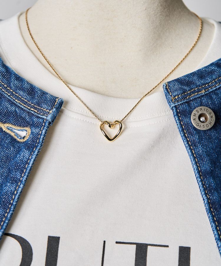 AMERICAN HOLIC「ツイストハートネックレス」|ネックレス|