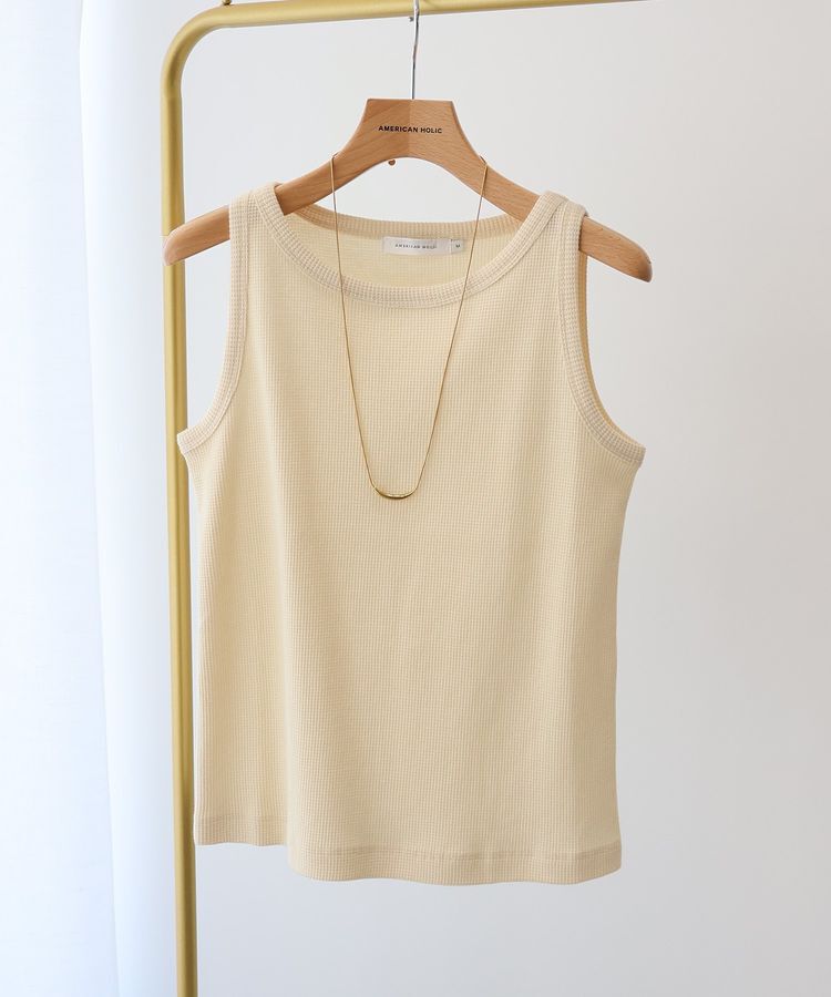 AMERICAN HOLIC「ワッフルタンクトップ」|インナー|