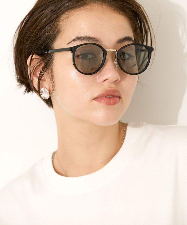 AMERICAN HOLIC「ブリッジメタルグラス（調光・偏光レンズ）」|その他|Black