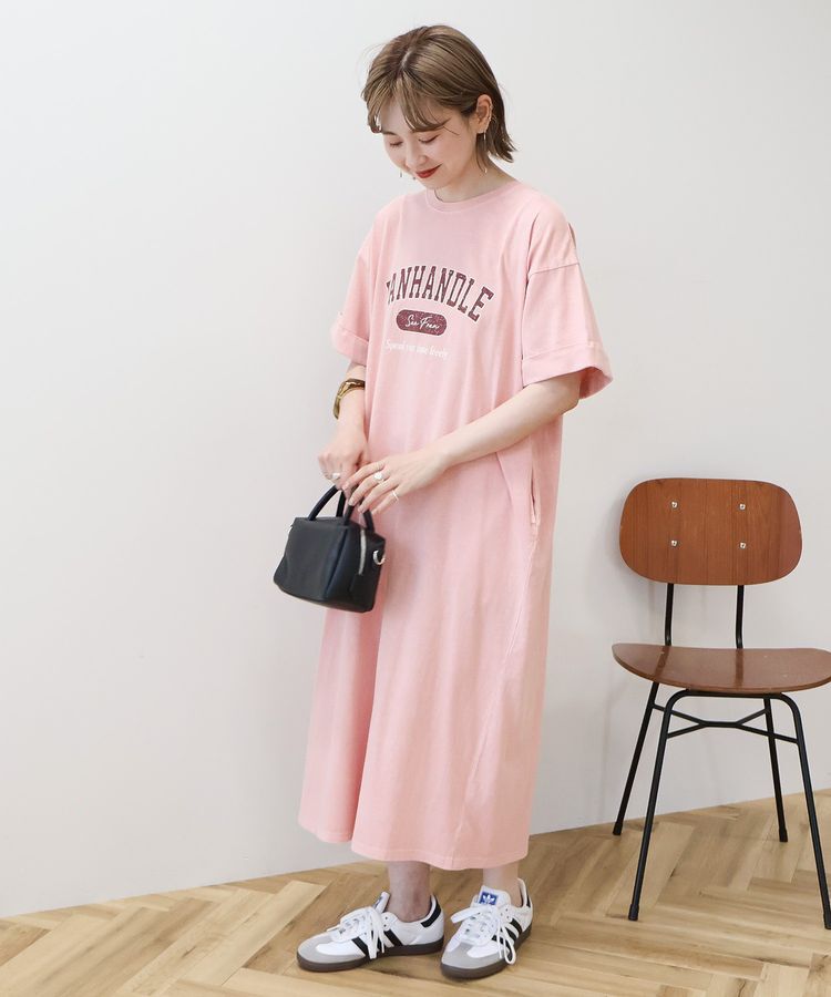 AMERICAN HOLIC「PANHANDLE Tシャツワンピース」|ワンピース|Pink