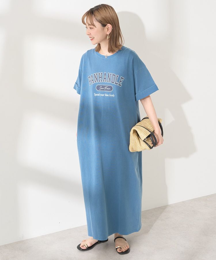 AMERICAN HOLIC「PANHANDLE Tシャツワンピース」|ワンピース|Deep blue