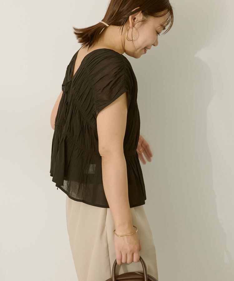 AMERICAN HOLIC「【前後2WAY】フロントリボンブラウス」|シャツ・ブラウス|