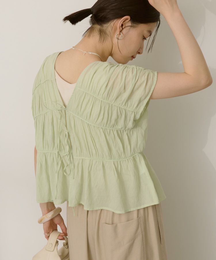AMERICAN HOLIC「【前後2WAY】フロントリボンブラウス」|シャツ・ブラウス|Mint