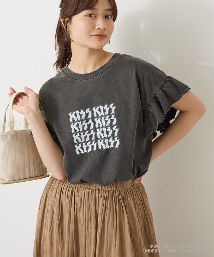 AMERICAN HOLIC「【KISS/The Rolling Stones】Tシャツ」|Tシャツ・カットソー|Charcoal Gray